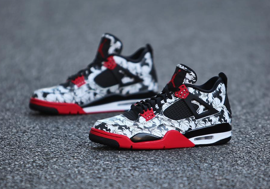 New Air Jordan 4 Tattoo Shoes